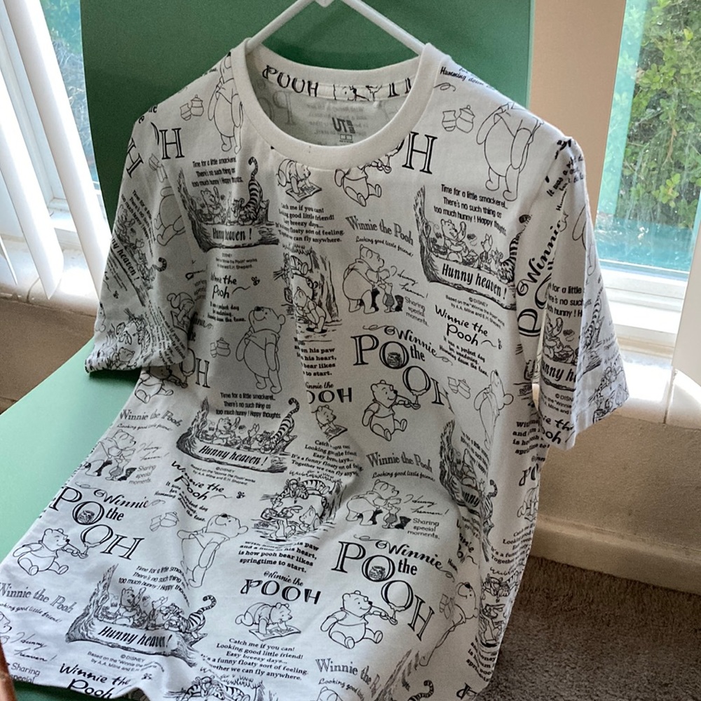 Cute Uniqlo Winnie The Pooh Shirt